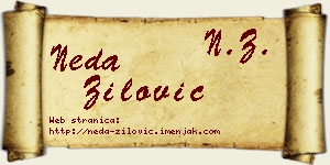 Neda Žilović vizit kartica